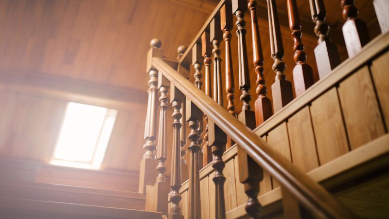 Wood Stair Railing Repair in Wilmington, NC